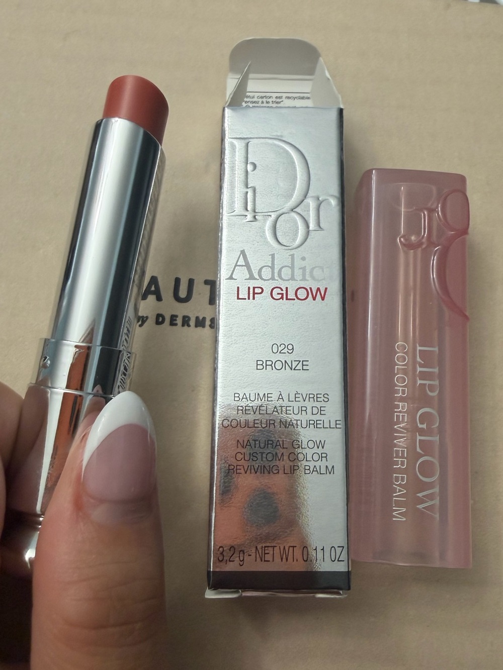Dior Addict Lip Glow Bronze 029 Reviving Lip Balm NIB